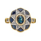 Bague Or jaune Saphir - Castafiore