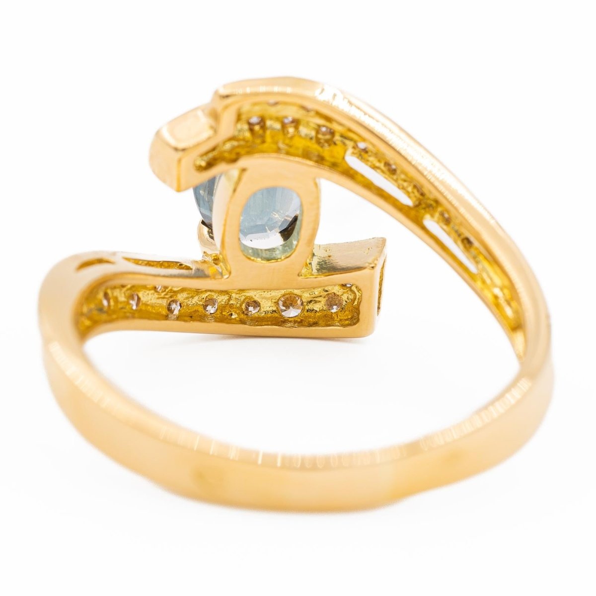 Bague Or jaune Saphir - Castafiore