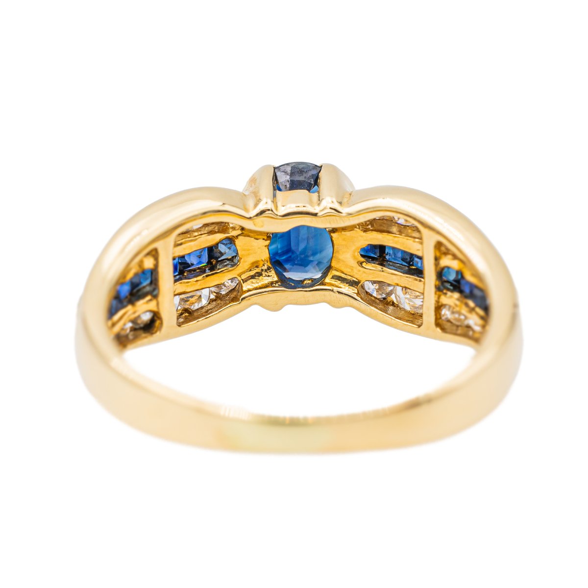 Bague Or jaune Saphir - Castafiore