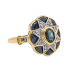 Bague Or jaune Saphir - Castafiore