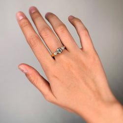 Bague Or jaune, Saphir Blanc & Diamants - C.BUCHERER - Castafiore