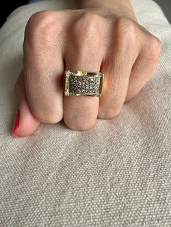 Bague or Pavage 44 diamants - Castafiore