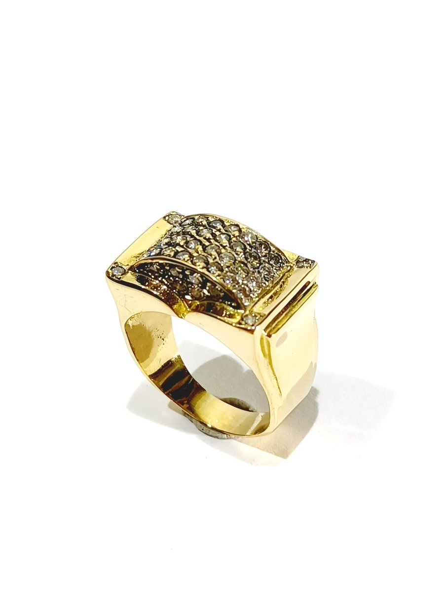 Bague or Pavage 44 diamants - Castafiore