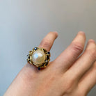 Bague - Or. Perle et Diamants - Castafiore