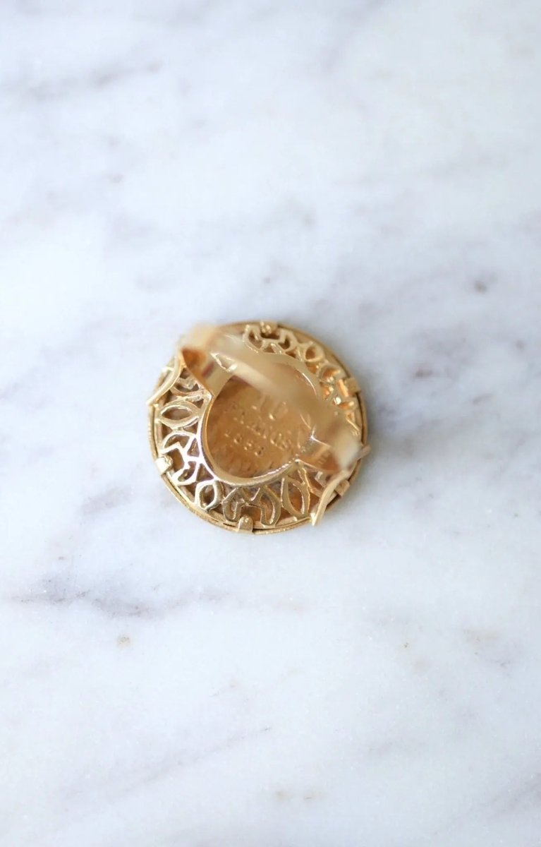 Bague or pièce Napoléon 10 Francs - Castafiore