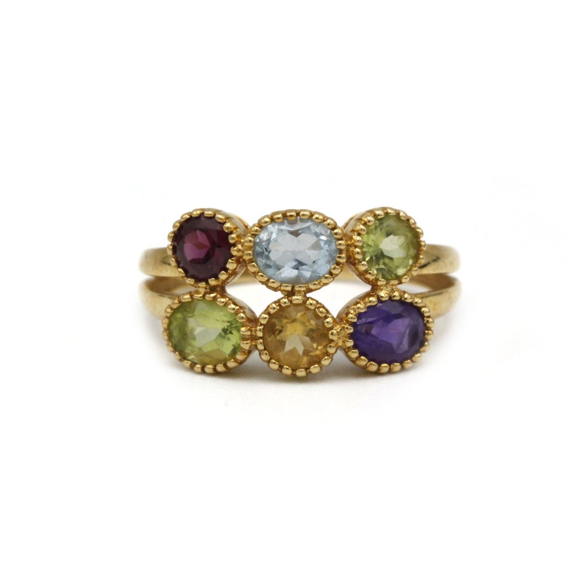 Bague - Or & Pierres de Couleur - Castafiore