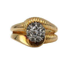 Bague - Or, Platine & Diamant - Castafiore