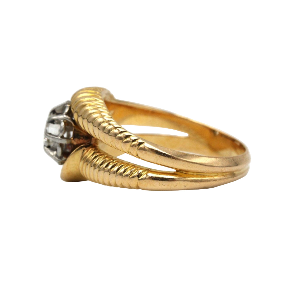 Bague - Or, Platine & Diamant - Castafiore