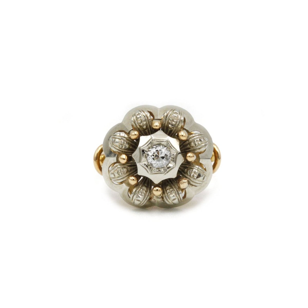 Bague - Or, Platine & Diamant - Castafiore