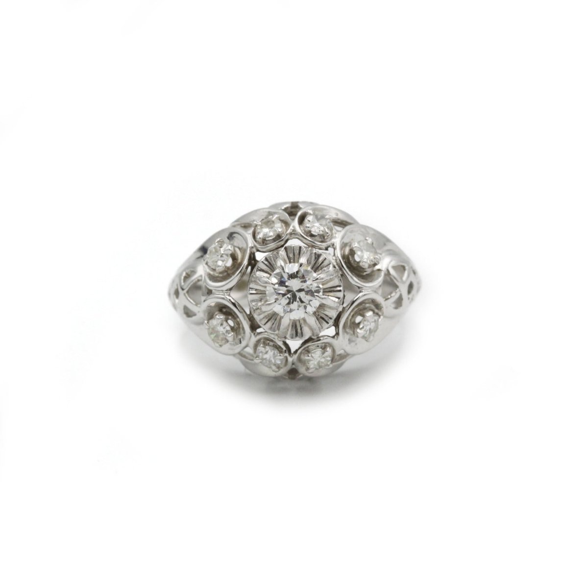 Bague - Or, Platine & Diamants - Castafiore