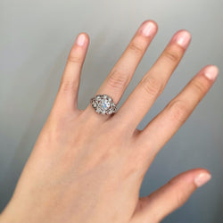 Bague - Or, Platine & Diamants - Castafiore