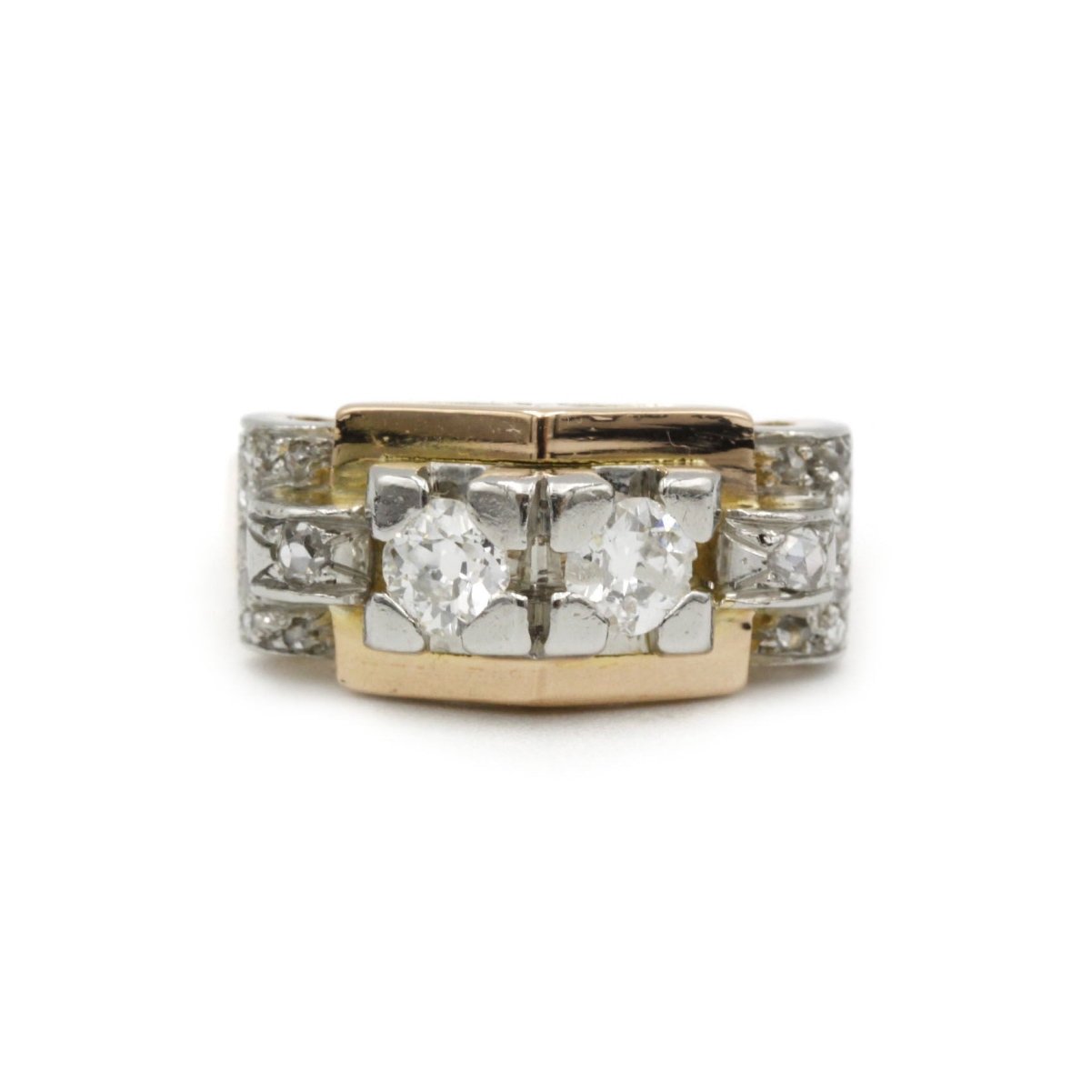 Bague - Or, Platine & Diamants - Castafiore