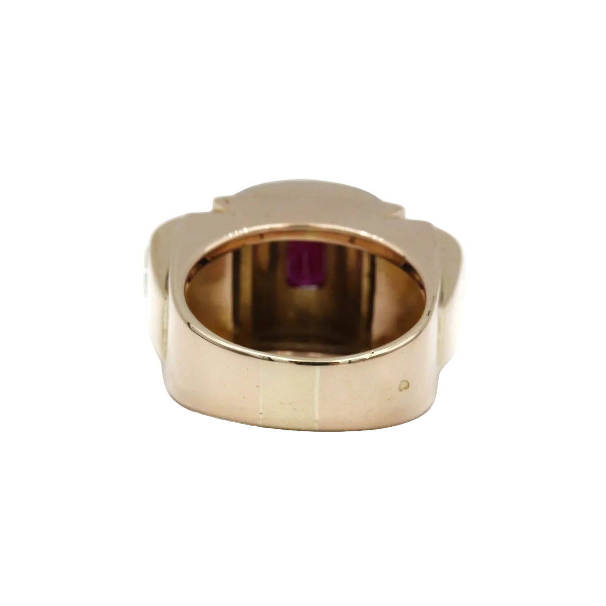 Bague - Or, Platine, Diamants & Rubis - Castafiore