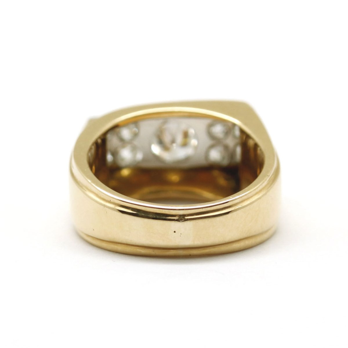 Bague - Or, Platine Et Diamants - Castafiore