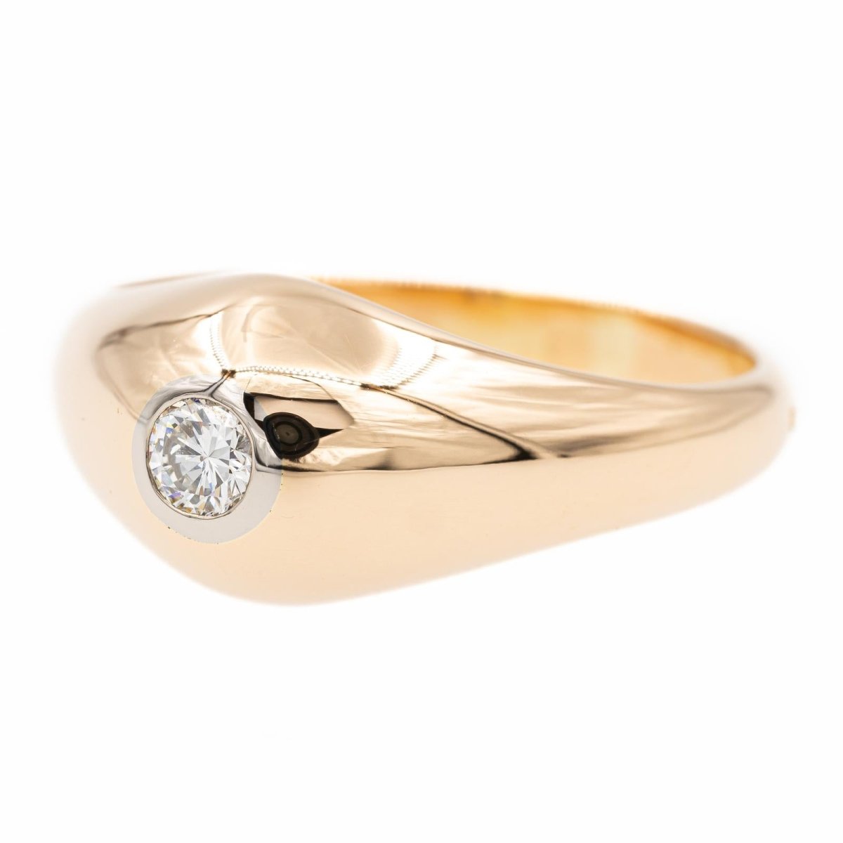 Bague Or rose Diamant - Castafiore