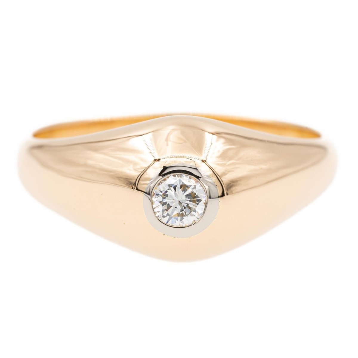 Bague Or rose Diamant - Castafiore