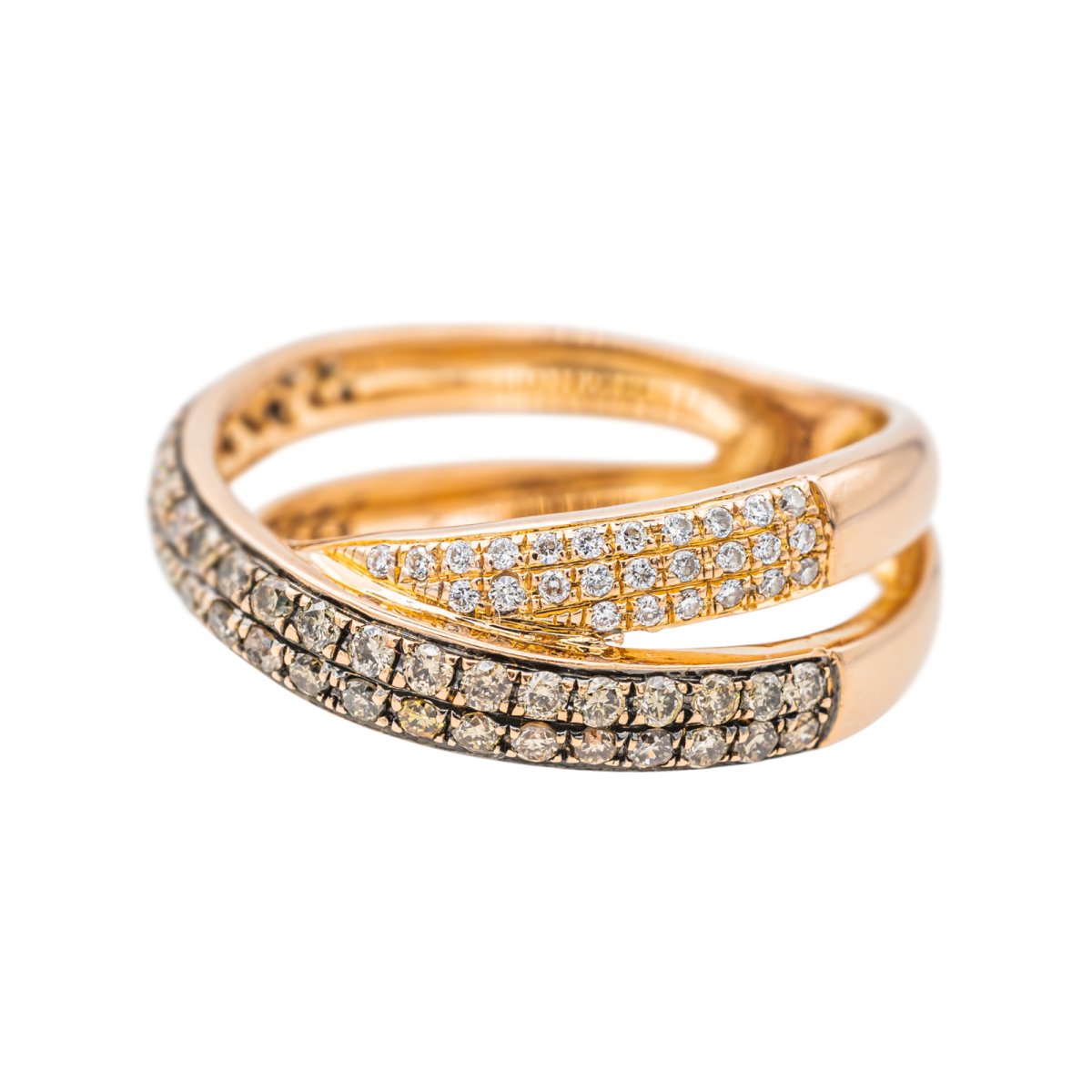 Bague Or rose Diamant - Castafiore