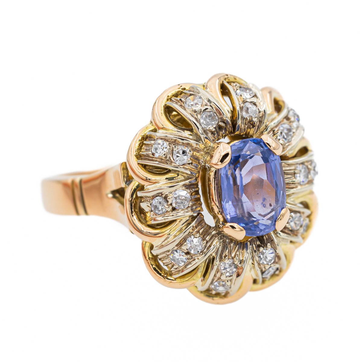 Bague Or rose Diamant - Castafiore