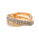 Bague Or rose Diamant - Castafiore