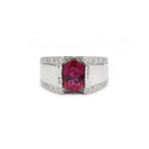 Bague - Or, Rubellite Et Diamants - Castafiore