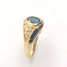 Bague or saphir & diamants - Castafiore