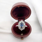 Bague Or Saphir Diamants - Castafiore