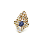 Bague - Or, Saphir & Diamants - Castafiore