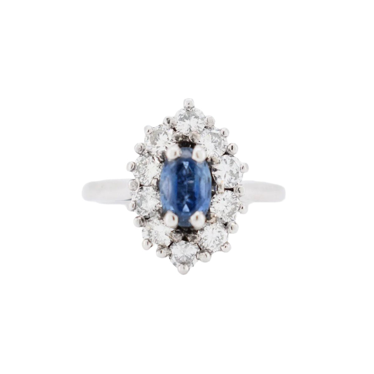 Bague Or Saphir Diamants - Castafiore