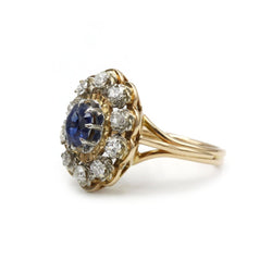 Bague - Or, saphir et diamants - Castafiore