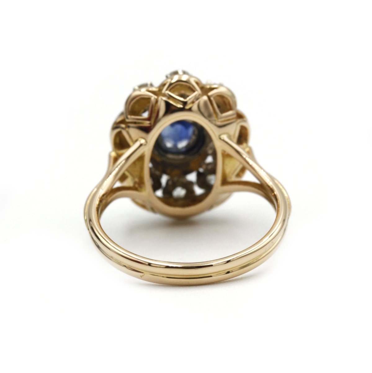 Bague - Or, saphir et diamants - Castafiore