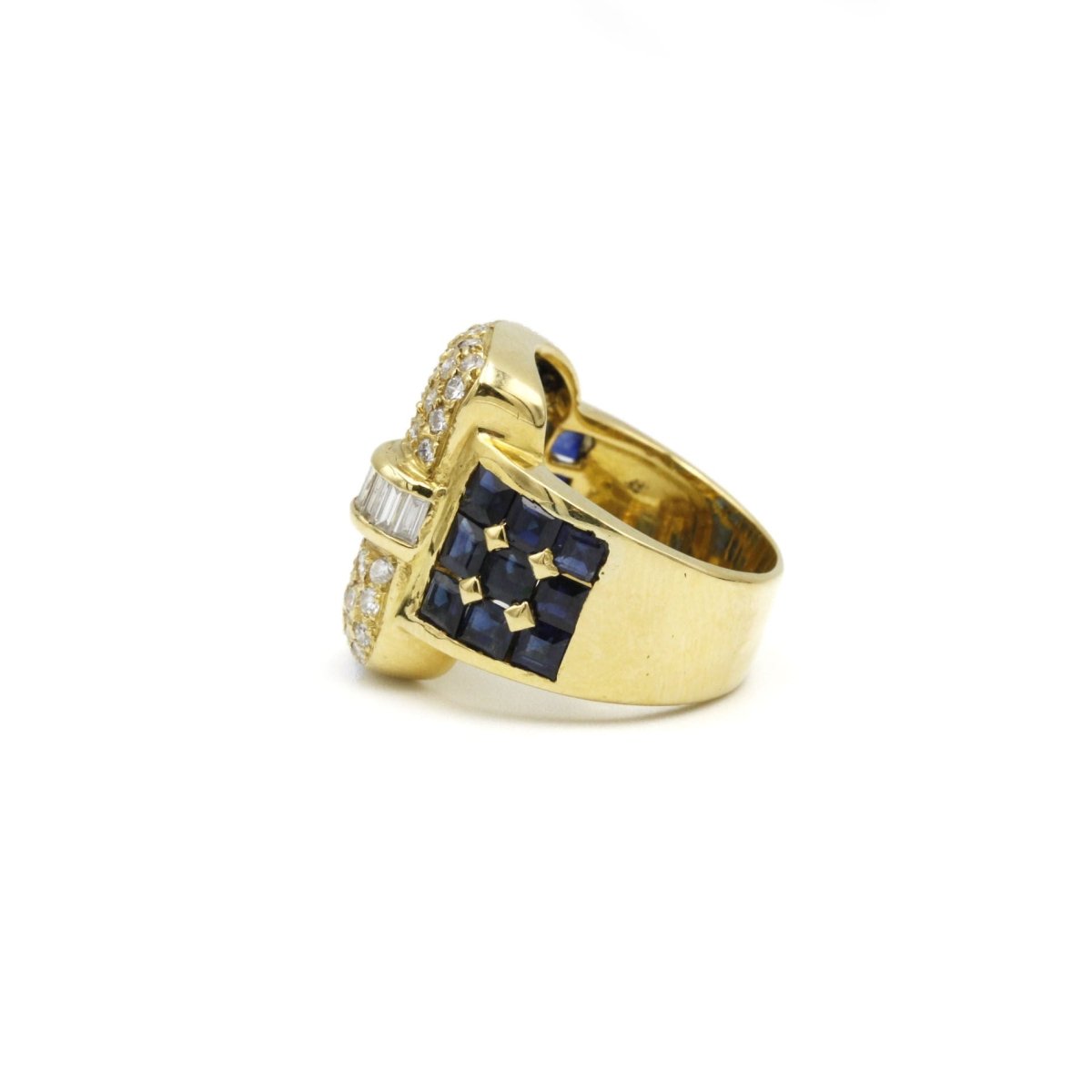 Bague - Or, Saphirs & Diamants - Castafiore