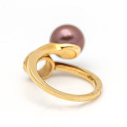 Bague ORÊ avec diamants et perles - Castafiore