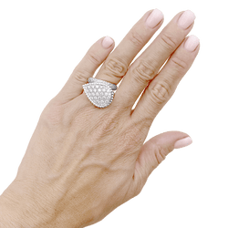 Bague Pavée BOUCHERON "Serpent Bohème" GM en or blanc et diamants - Castafiore