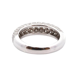 Bague Pavée CARTIER en or blanc et diamants - Castafiore