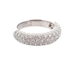 Bague Pavée CARTIER en or blanc et diamants - Castafiore
