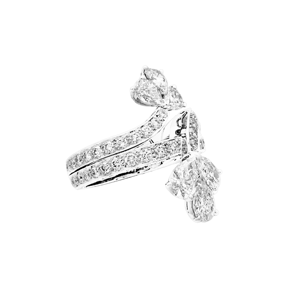 Ring Cartier, paltinium, diamonds.