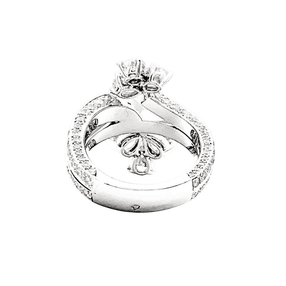 Ring Cartier, paltinium, diamonds.