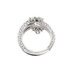 Ring Cartier, paltinium, diamonds.