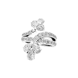 Ring Cartier, paltinium, diamonds.