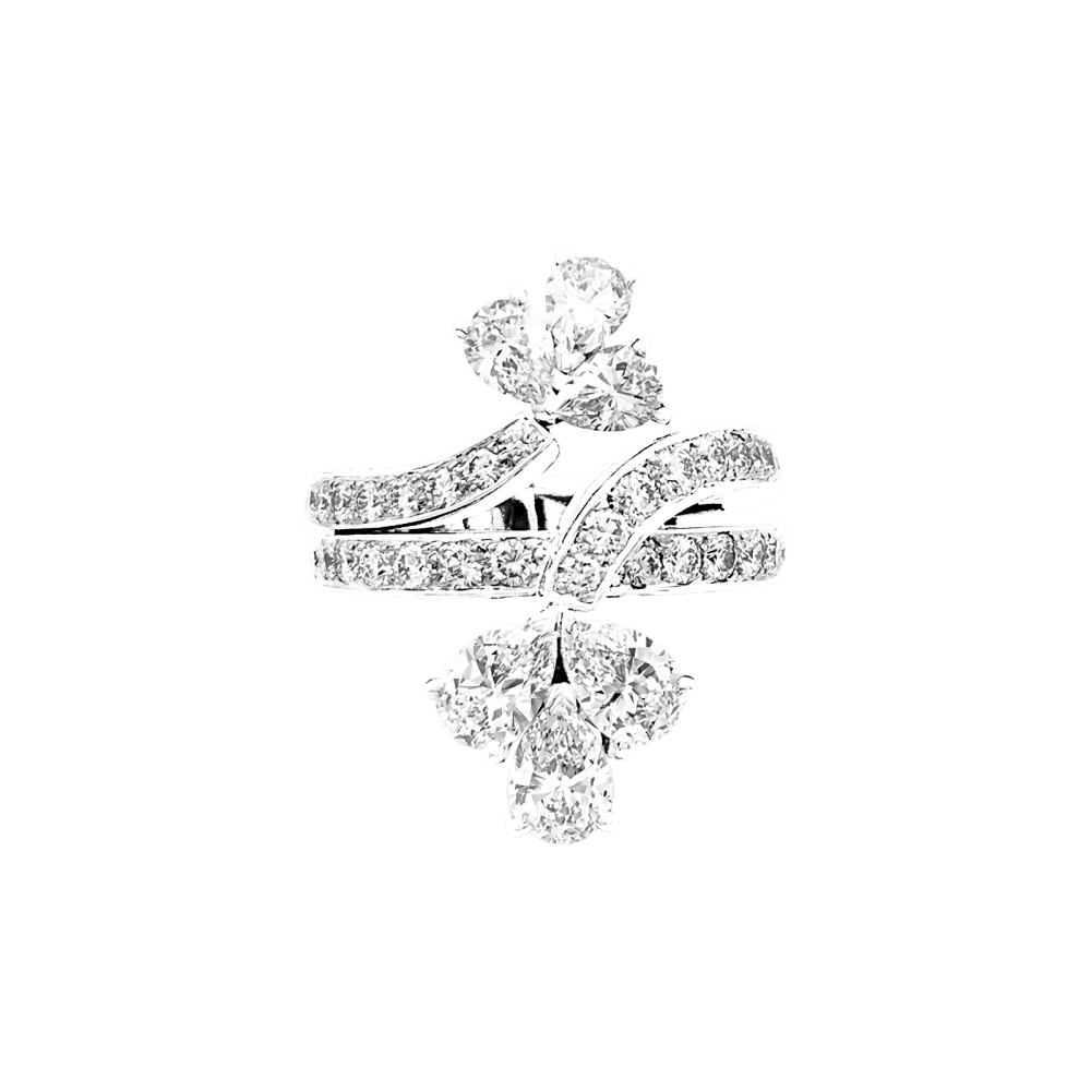 Ring Cartier, paltinium, diamonds.