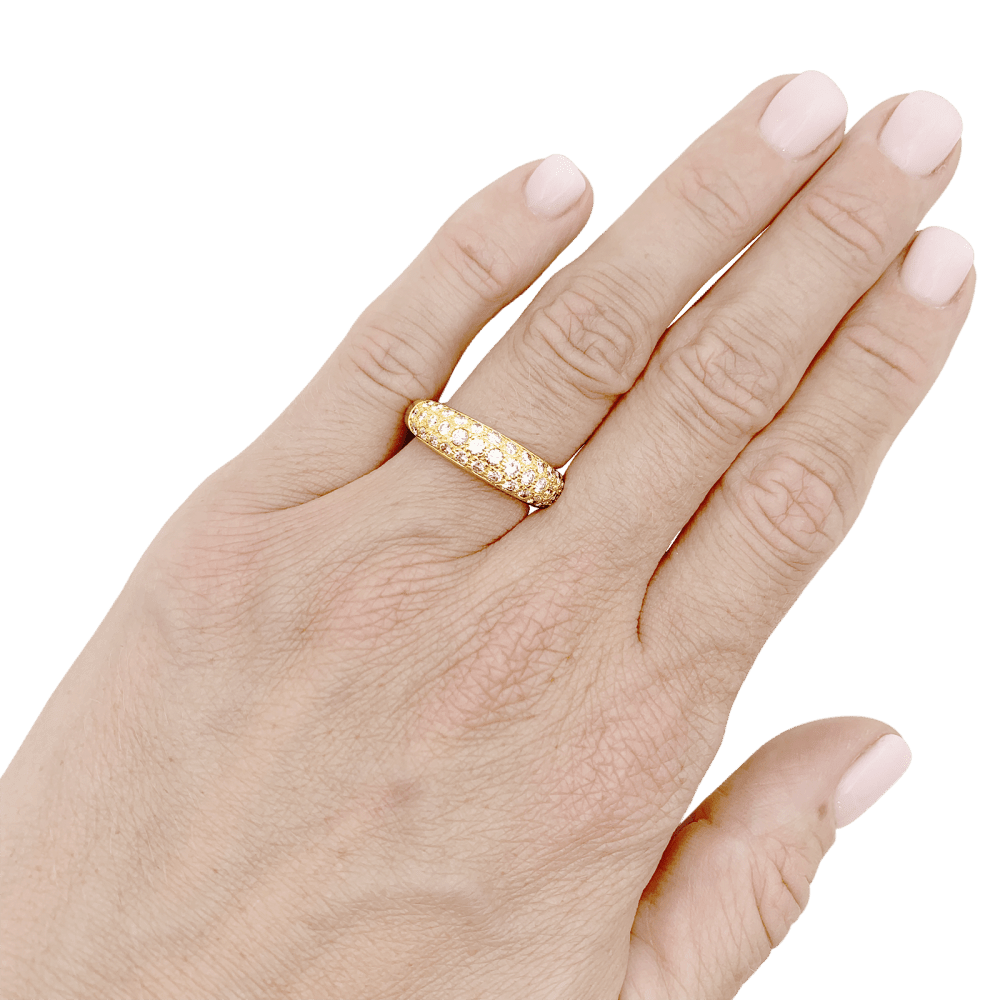 Ring Cartier, "Mimi", yellow gold, diamonds.