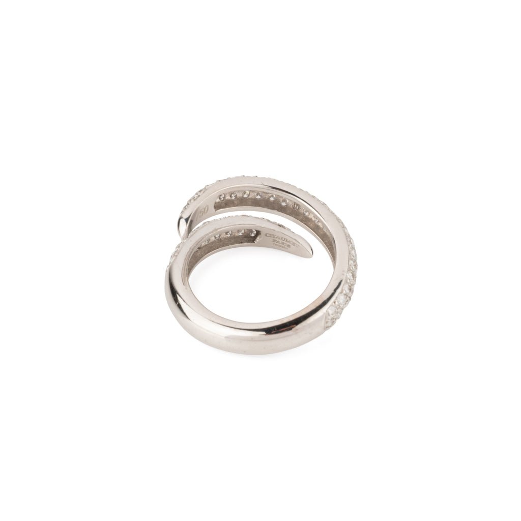 Bague Pavée CHAUMET "Tango" en or blanc et diamants - Castafiore
