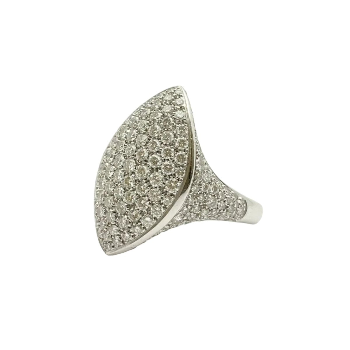 Bague Pavée DAMIANI en or blanc et diamants - Castafiore