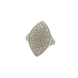 Bague Pavée DAMIANI en or blanc et diamants - Castafiore