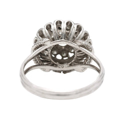 Bague Pavée en or blanc et diamants - Castafiore