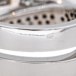 Bague Pavée en or blanc et diamants - Castafiore