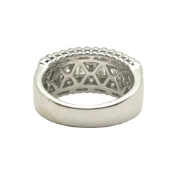 Bague Pavée en or blanc et diamants - Castafiore