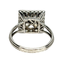 Bague Pavée en or blanc et diamants - Castafiore