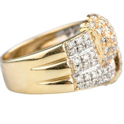 Bague Pavée en or jaune et diamants - Castafiore