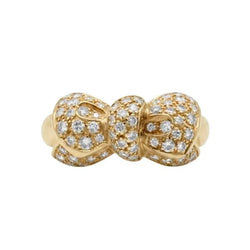 Bague Pavée en or jaune et diamants - Castafiore